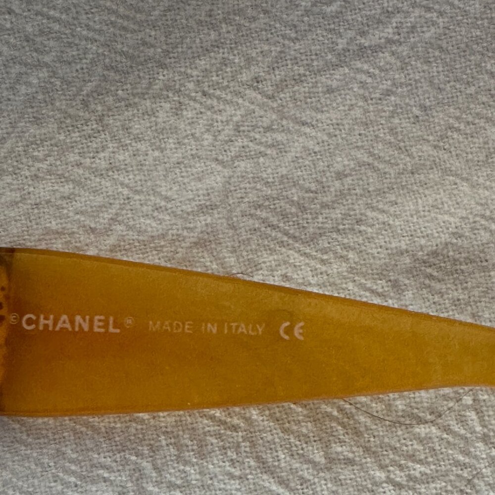 Vintage Interlocking Chanel Square Sunglasses - image 7